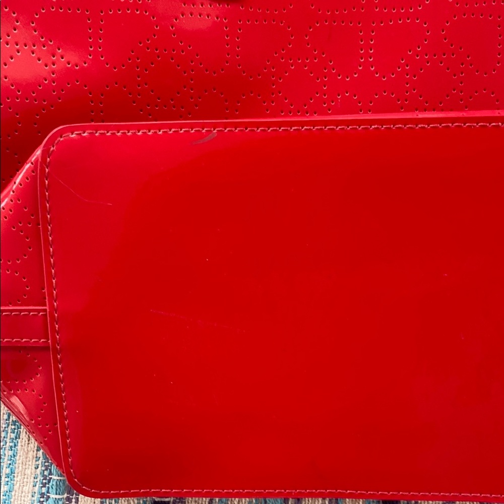 Kate Spade Red Tote Bag EUC - Picture 8 of 10